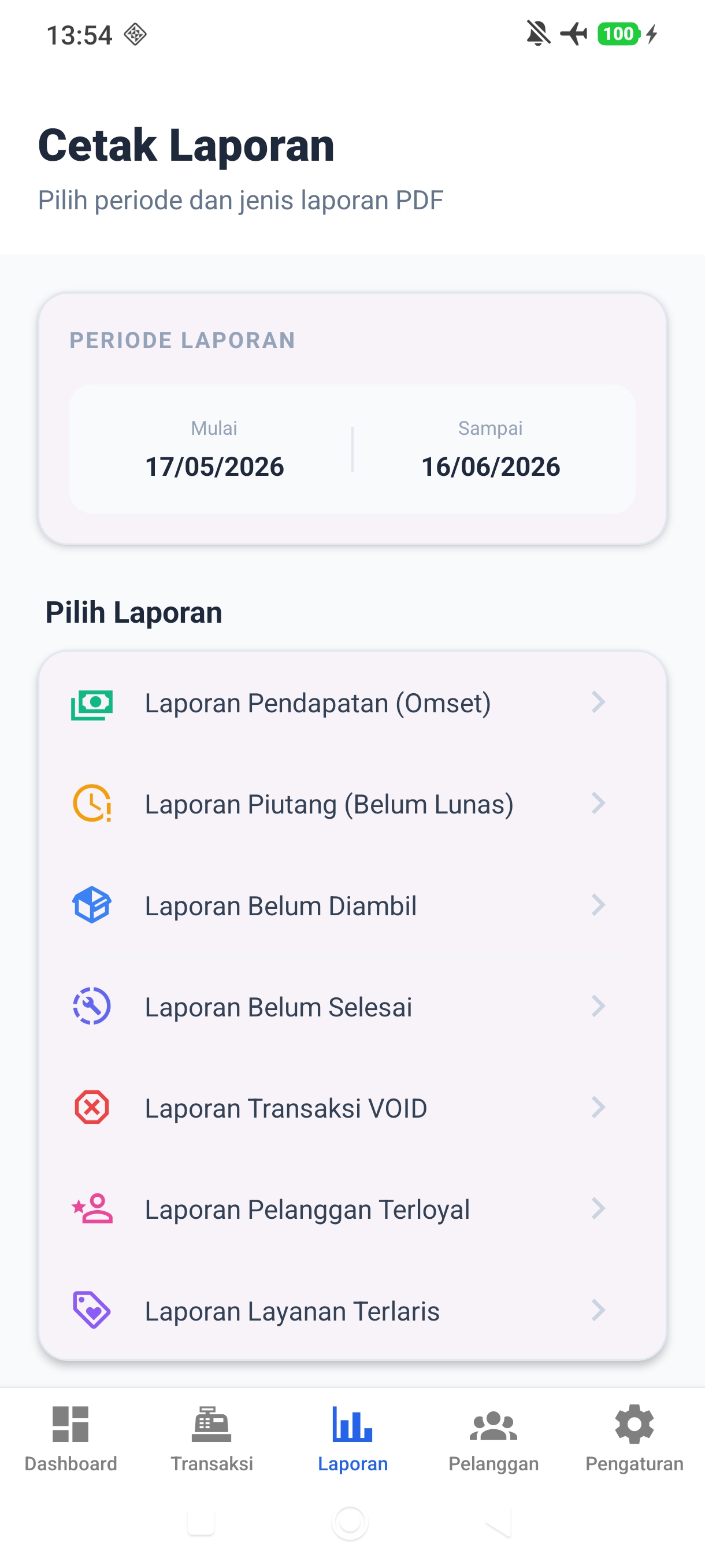Laporan Resik